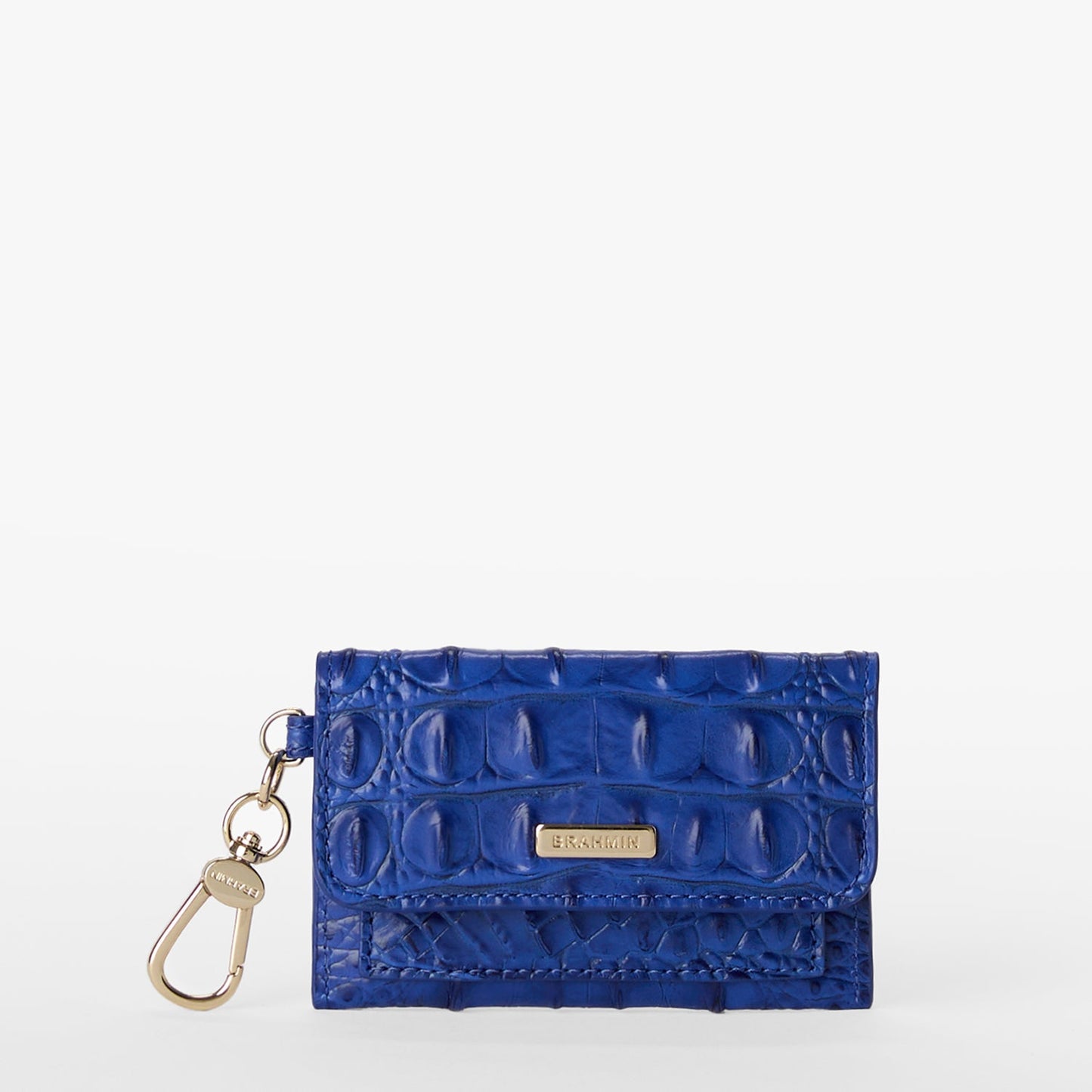 Brahmin Alden Road Collection Ricki Clip on Wallet, Blue