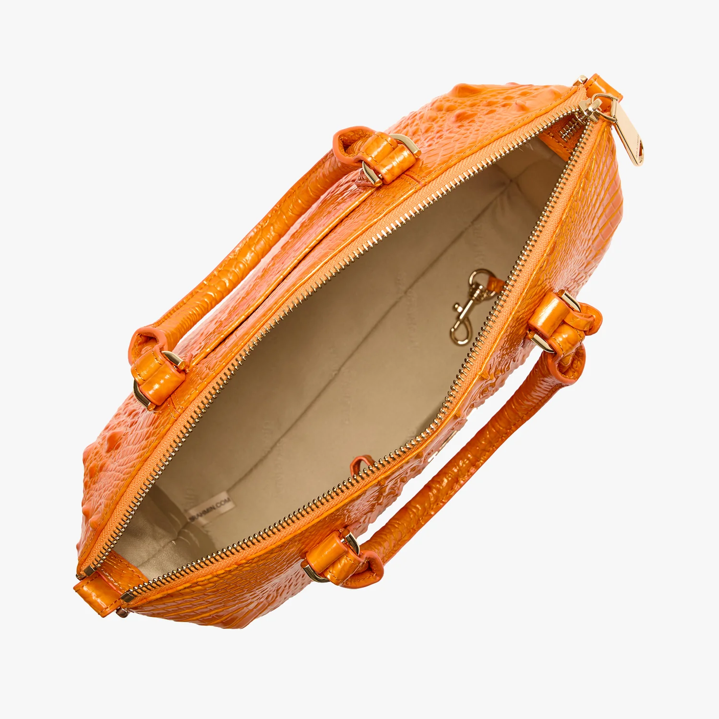 Brahmin Melbourne Collection Duxbury Satchel, Mango Orange