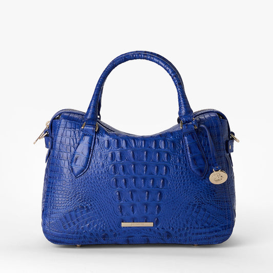 Brahmin Alden Road Collection Micaela Satchel, Blue