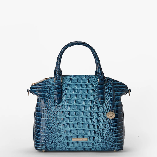 Brahmin Melbourne Collection Duxbury Satchel, Retro Blue