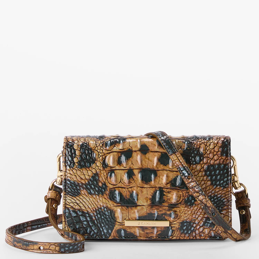 Brahmin Melbourne Collection Minuette Crossbody, Golden Lynx
