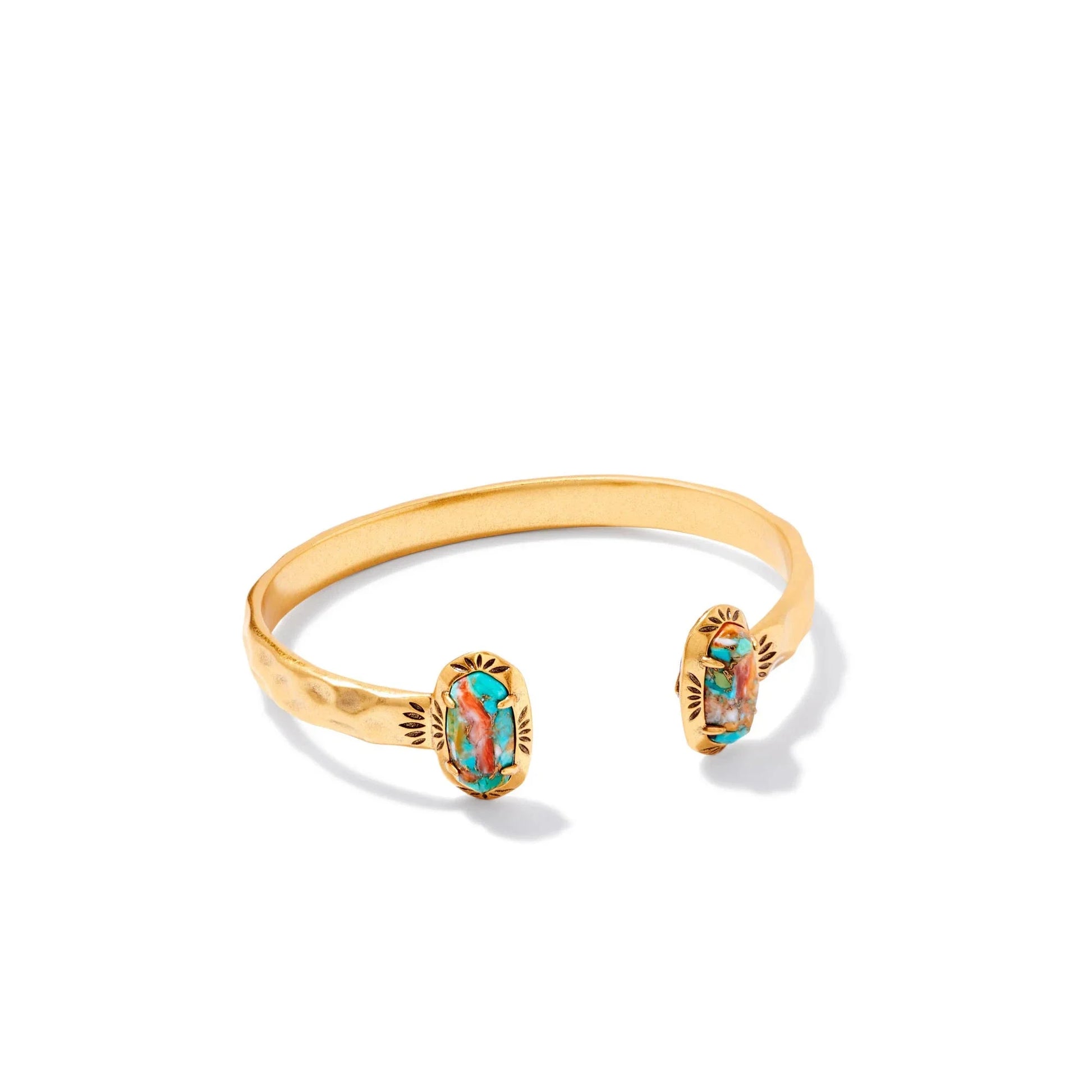 Kendra Scott Elton Vintage Bracelet, Bronze Turquoise Red Oyster